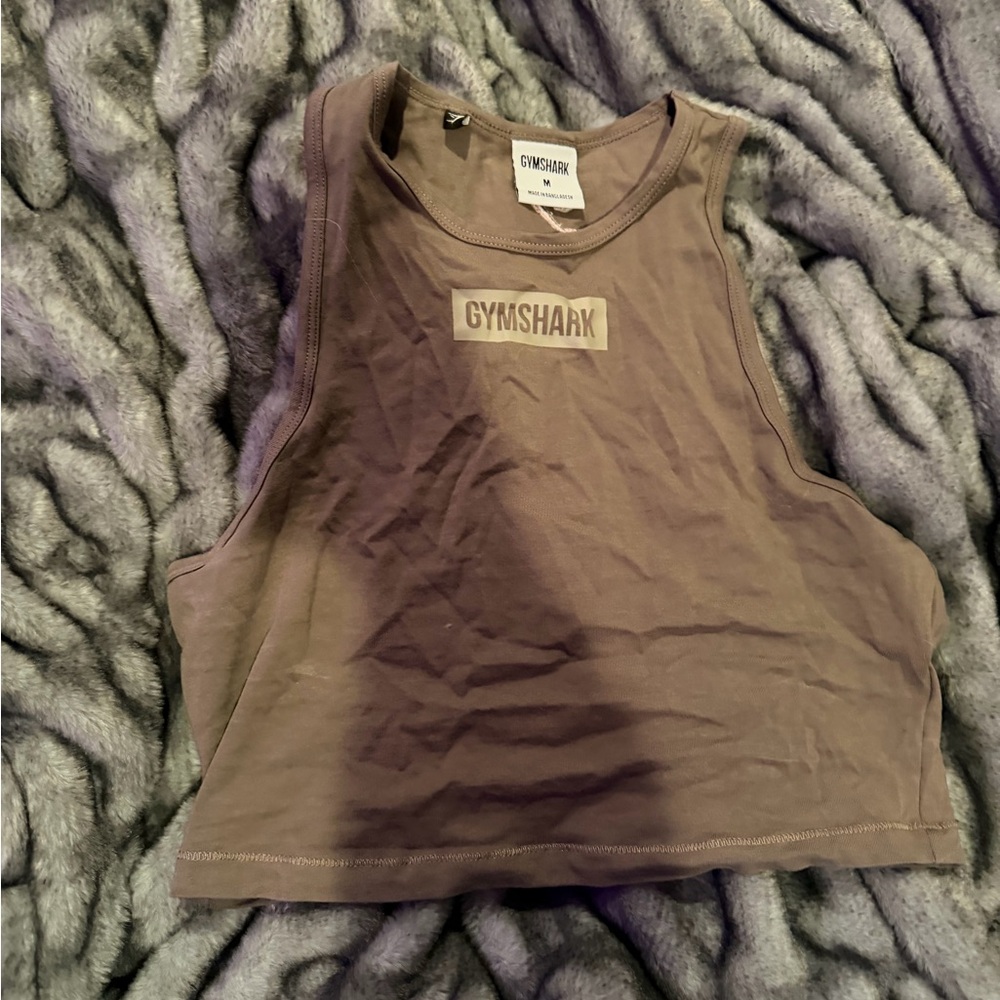 Gymshark Women's Tan Crop Top